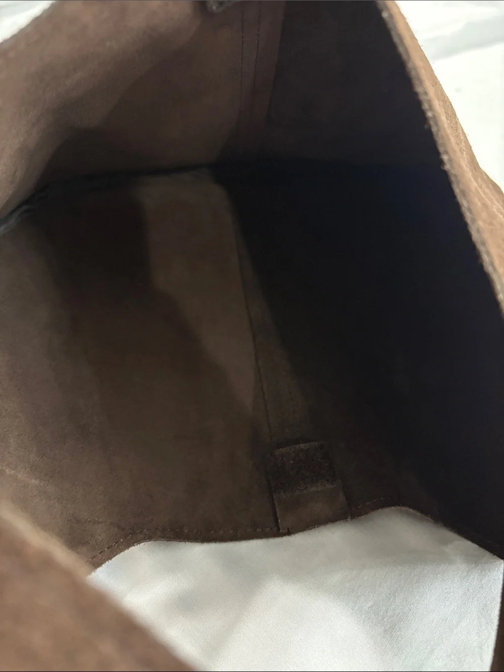Brown Suede Boho Hobo Mini Shoulder Bag